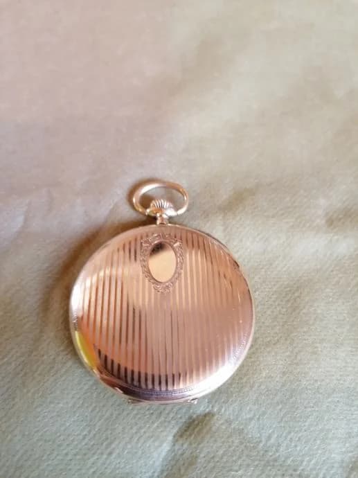 Zlatni džepni sat Chronometer Sire Watch, 14 kt